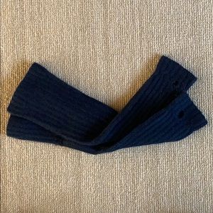 Jason Wu for Tse black cashmere arm warmers
